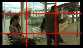 Scene from Be my Brother showing 'Rule of thirds' composition